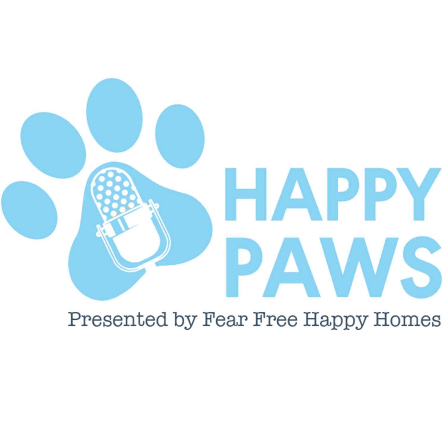 Happy Paws Podcast logo.
