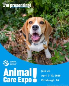 Graphic for the 2026 Animal Care Expo